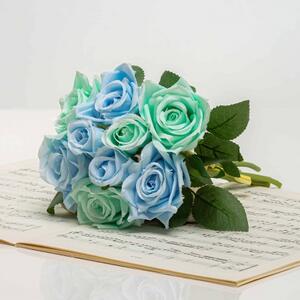 Královská, hedvábná umělá kytička luxusních růží TEREZIE JULEST GF12504TYMO