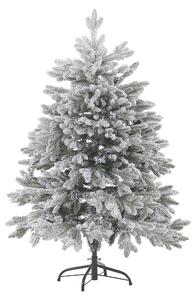 Zasněžený umělý vánoční stromeček FORAKER 120 cm Bílá