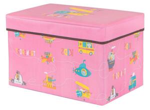 SPRINGOS Krabice na hračky růžový motiv SPRINGOS HA3048 HA3048-XG