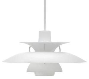 Závěsná svítidlo Louis Poulsen, PH 5 320, stmívatelné, Bílá, Jídelna, Plast, Design