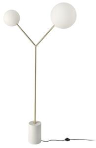 Bílá dvojitá stojací lampa Angel Cerdá No. 8048, 192 cm