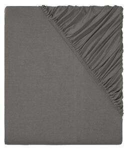 LIVARNO home Žerzejové napínací prostěradlo, 140–160 x 200 cm (šedá) (100362472004)