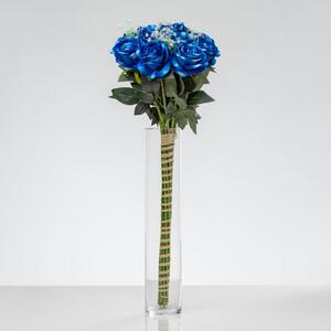 Kytice dlouhých růží v modré barvě JULEST163