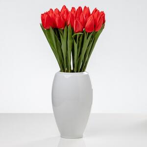 Umělý tulipán ALAN v červené barvě o délce 50 cm . Cena za 1 kus. TEG008CE