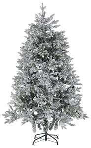 Zasněžený umělý vánoční stromeček FORAKER 180 cm Bílá