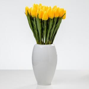 Umělý tulipán ALAN ve žluté barvě o délce 50 cm. Cena za 1 kus. TEG008ZL