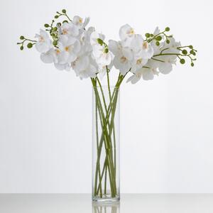Umělá orchidej JOHANA bílá. Cena je za 1 kus. BOK418-01BI