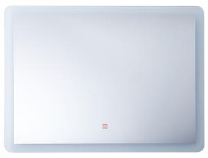 LED koupelnové zrcadlo CORROY 80 cm 60 cm Stříbrná