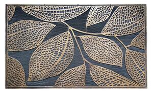 Gumová rohožka Zlaté listy, 75 x 45 cm