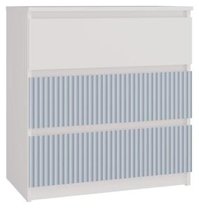 Topeshop M3 FR BLUE, Modrá, Bílá, 3 zásuvka/zásuvek, Dřevotřískové desky, 700 mm, 400 mm, 750 mm