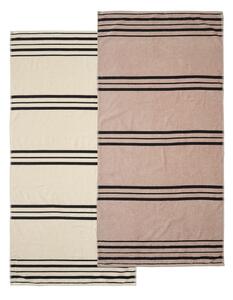 Béžová plážová osuška 75x150 cm Banded Stripe – Catherine Lansfield