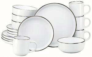 KOMBINOVANÁ SOUPRAVA 16dílné kamenina Creatable - Online Only nádobí, Online Only