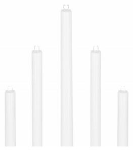 SPRINGOS LED vánoční svícen - 7 svíček, 20cm, 3xAA, bílý CL0851-XG