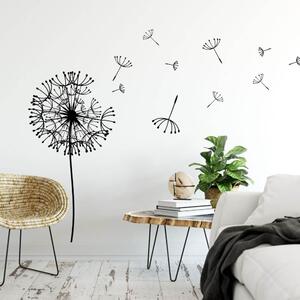 INSPIO - výroba dárků a dekorací - Samolepka na zdi - Pampeliška