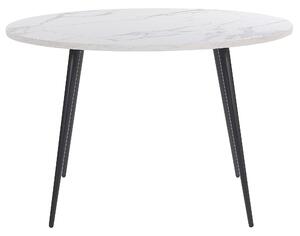 Jídelní stůl ODEON Bílý mramor 120 cm 120 cm