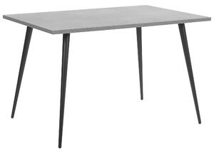 Jídelní stůl SANTIAGO Šedý betonový efekt 120 cm 80 cm