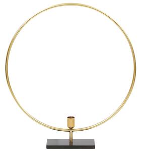 Svícen SERAM 45 cm Kov Zlatá