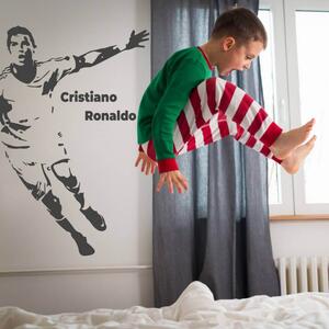 INSPIO - výroba dárků a dekorací - Samolepka na zeď - Christiano Ronaldo