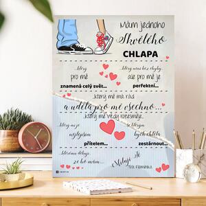 INSPIO - výroba dárků a dekorací - Dárky pro muže - Překvapení pro manžela - personalizovaná tabulka