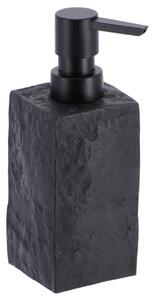 Dávkovač mýdla Matty, černá/s černými prvky, 260 ml