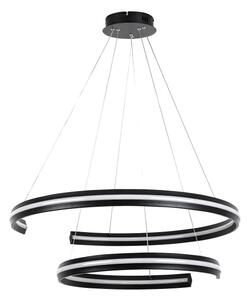 Rabalux 72052 - LED Stm lustr na lanku ZADIE 80W/230V 3000-6500K černá+DO