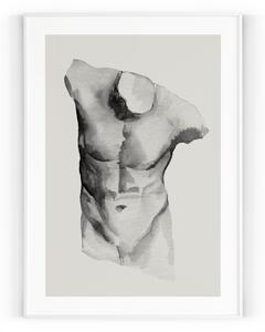 Plakát / Obraz Body S okrajem Pololesklý saténový papír A4 - 21 x 29,7 cm