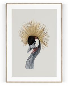 Plakát / Obraz Bird Bez okraje Napnuté plátno na dřevěném rámu 40 x 50 cm