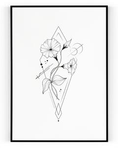 Plakát / Obraz Symbol Pololesklý saténový papír A4 - 21 x 29,7 cm