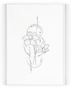 Plakát / Obraz Symbol Pololesklý saténový papír 50 x 70 cm