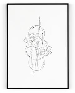 Plakát / Obraz Symbol Pololesklý saténový papír 50 x 70 cm