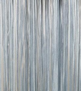 Domarex Záclona TAGLIATELLE/Provázková 140 x 250 cm TUNEL Barva: Stříbrná