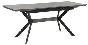 Rozkládací jídelní stůl BENSON Světle šedá 140/180 cm 80 cm