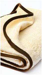 Sensillo Osuška pro děti s kapucí 100 x 100 cm Zvířátka Barva: Bílá
