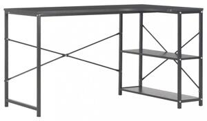 Rohový psací stůl 120x72 cm Dekorhome Černá