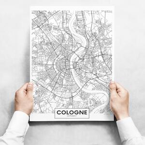 Sada obrazů - Map Of Cologne II