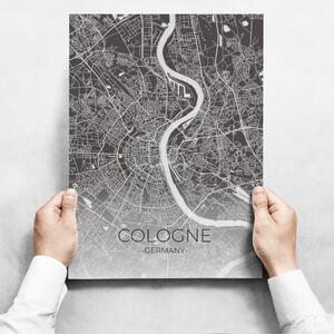 Sada obrazů - Map Of Cologne