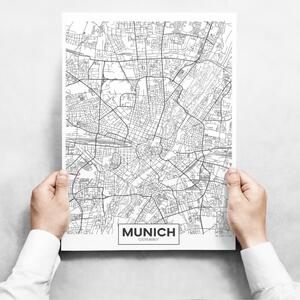 Sada obrazů - Map of Munich II