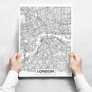 Sada obrazů - Map Of London II