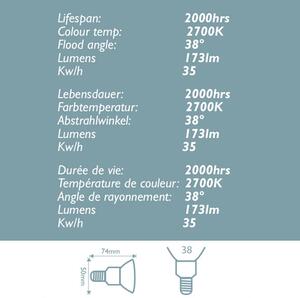 Mathmos žárovka pro lávovou lampu Astro, 35W halogen E14
