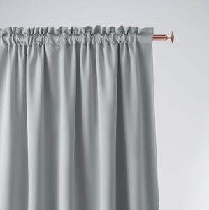 Room99 Hotový závěs na pásce AURA Barva: Světle šedá, Velikost: 140 x 260 cm