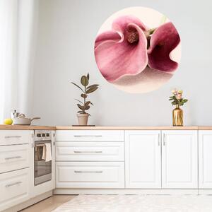 Samolepky na zeď do kuchyně - Květ v růžové barvě
