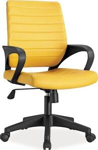 Casarredo Kancelářská židle Q-051 žlutá