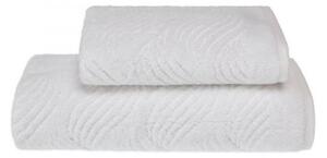 Dárková sada ručník a osuška WAVE - Bílá, Soft Cotton