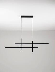 Moderní LED lustr Antama černá