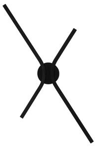 Designové LED nástěnné svítidlo Akro černá