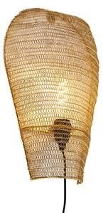 Orientální nástěnná lampa zlatá 45 cm - Nidum