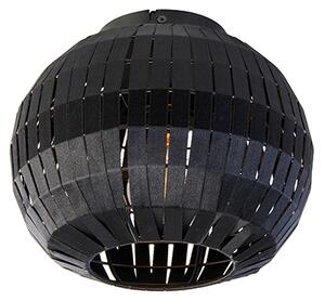 Moderní stropní svítidlo černé 26 cm - Zoë