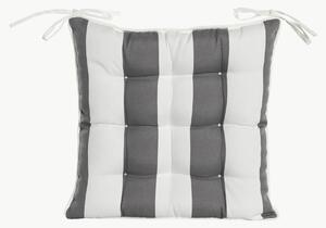 Interiérový/exteriérový pruhovaný podsedák na židli Stripes