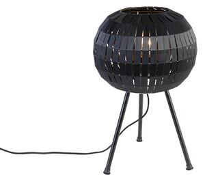Moderní stativ stolní lampy černý - Zoë