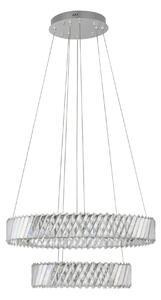 Designový LED lustr Arietta nikl 80W – Šedá